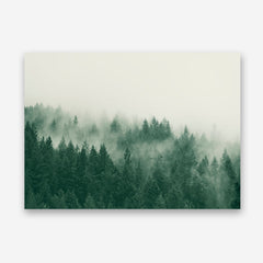 Emerald Forest No. 1 Canvas Wall Art Print
