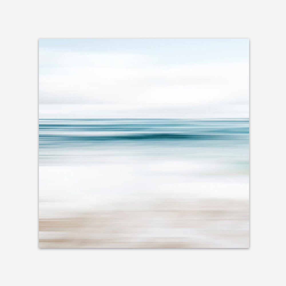 Abstract Beach (Square) Art Print