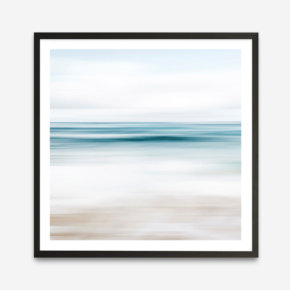 Abstract Beach (Square) Art Print