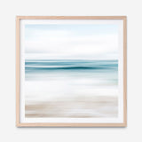 Abstract Beach (Square) Art Print