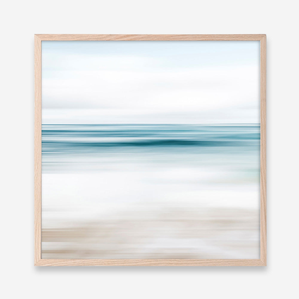 Abstract Beach (Square) Art Print