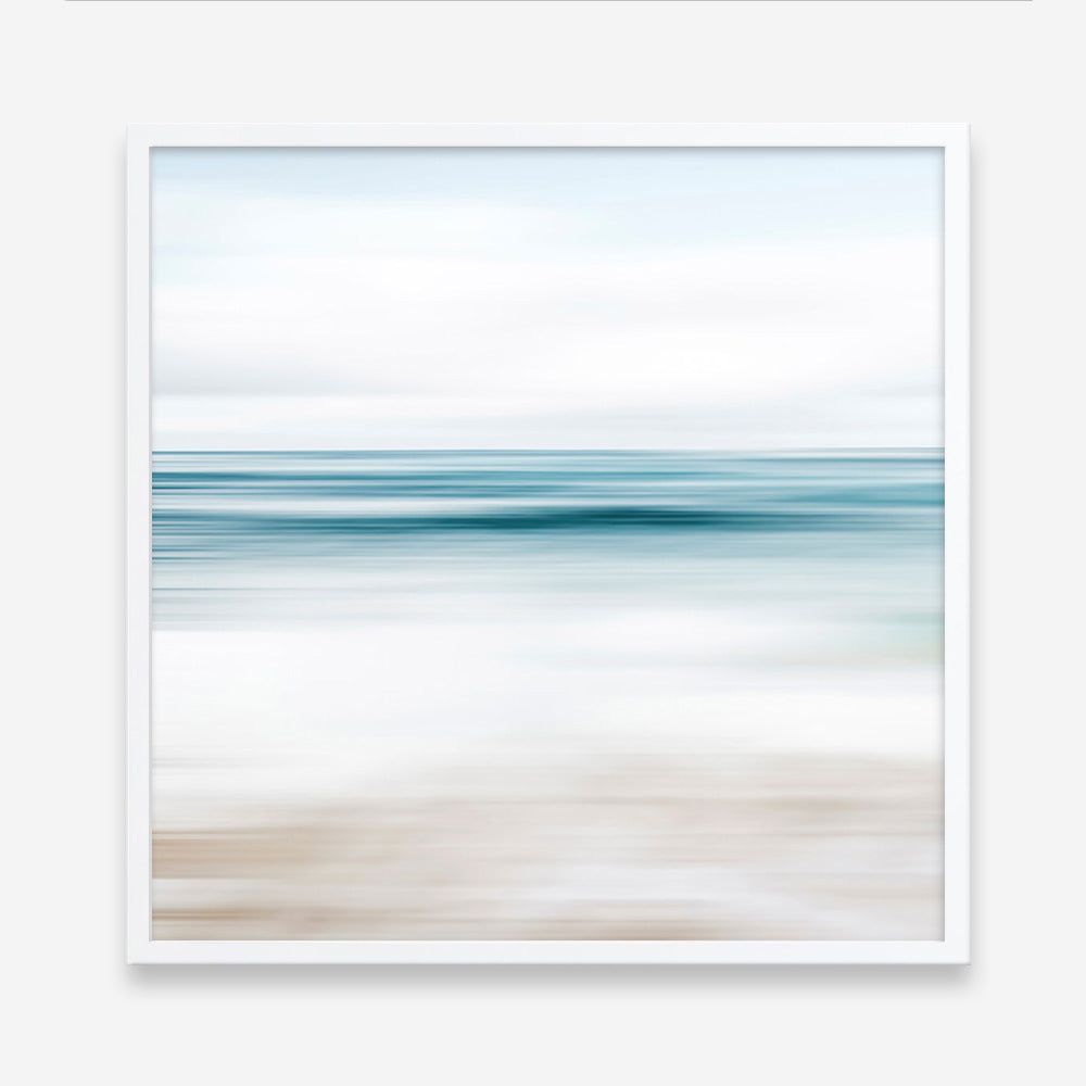 Abstract Beach (Square) Art Print