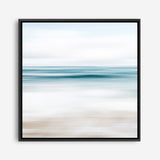 Abstract Beach (Square) Canvas Print