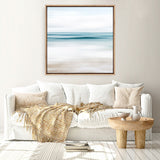 Abstract Beach (Square) Canvas Print