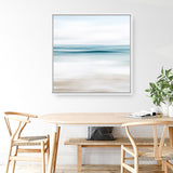 Abstract Beach (Square) Canvas Print
