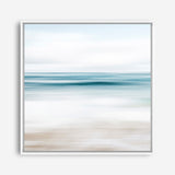 Abstract Beach (Square) Canvas Print