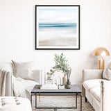 Abstract Beach (Square) Art Print