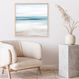 Abstract Beach (Square) Art Print