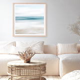 Abstract Beach (Square) Art Print