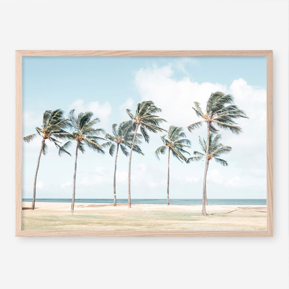 Hawaiian Palm Trees Art Print