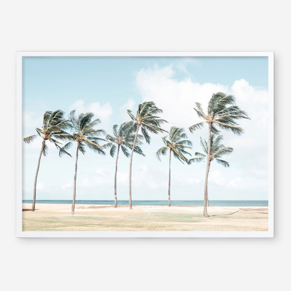 Hawaiian Palm Trees Art Print