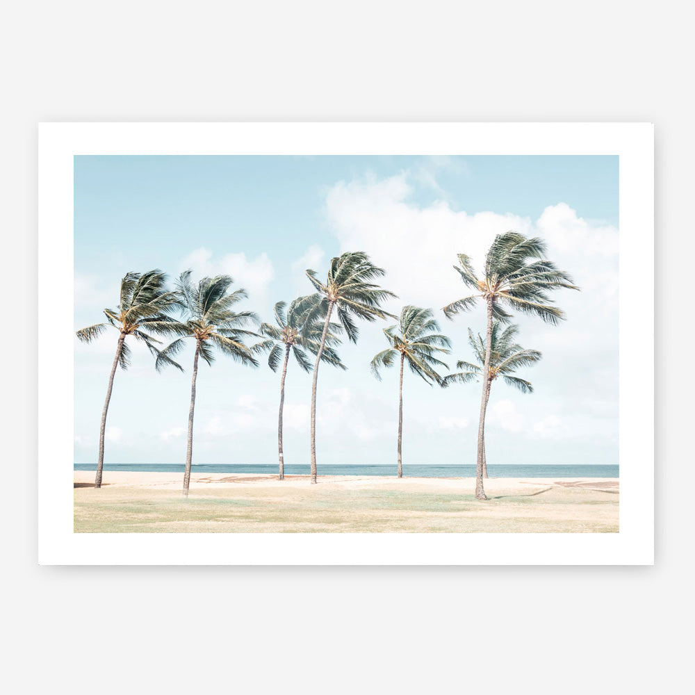 Hawaiian Palm Trees Art Print