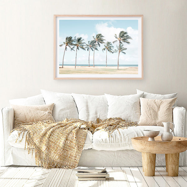 Hawaiian Palm Trees Art Print