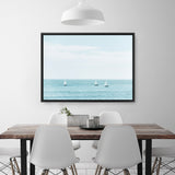 Three Sailboats Canvas Print