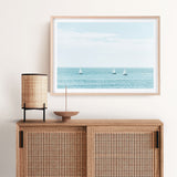 Three Sailboats Art Print