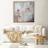 Through The Haze (Square) Canvas Print