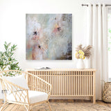 Through The Haze (Square) Canvas Print