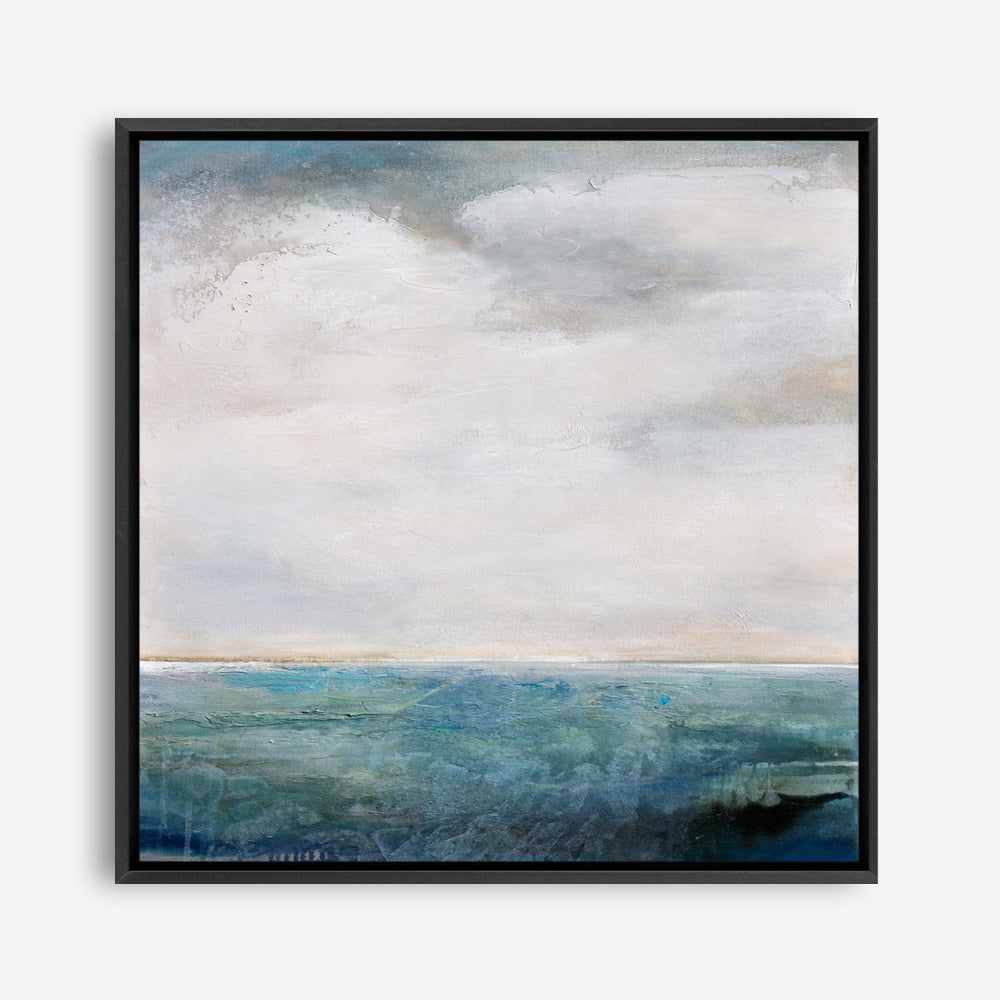 On The Edge (Square) Canvas Print