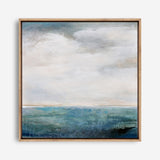 On The Edge (Square) Canvas Print