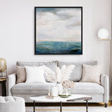 On The Edge (Square) Canvas Print