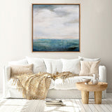 On The Edge (Square) Canvas Print