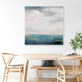 On The Edge (Square) Canvas Print