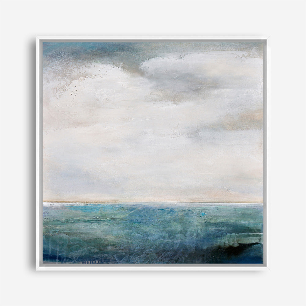 On The Edge (Square) Canvas Print
