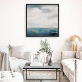 On The Edge (Square) Art Print