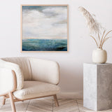 On The Edge (Square) Art Print