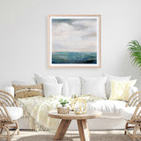 On The Edge (Square) Art Print