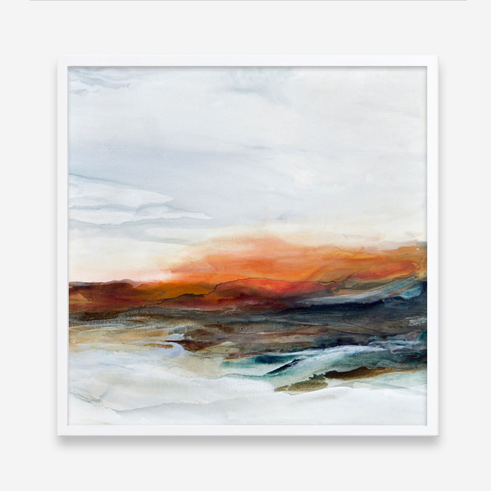 Coastal Impressions (Square) Art Print