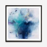 Blue Fusion 2 (Square) Art Print