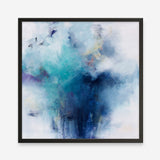Blue Fusion 2 (Square) Art Print