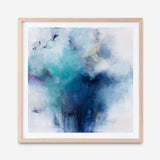 Blue Fusion 2 (Square) Art Print