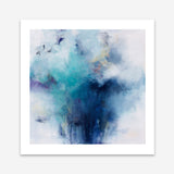Blue Fusion 2 (Square) Art Print