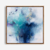 Blue Fusion 2 (Square) Canvas Print