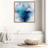 Blue Fusion 2 (Square) Canvas Print