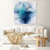 Blue Fusion 2 (Square) Canvas Print