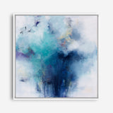 Blue Fusion 2 (Square) Canvas Print