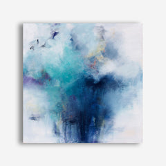 Blue Fusion 2 (Square) Canvas Print