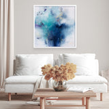 Blue Fusion 2 (Square) Art Print