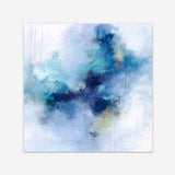 Blue Fusion 3 (Square) Art Print