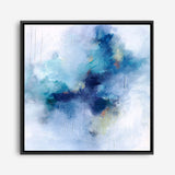 Blue Fusion 3 (Square) Canvas Print