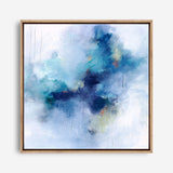 Blue Fusion 3 (Square) Canvas Print