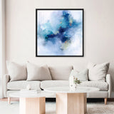 Blue Fusion 2 (Square) Canvas Print