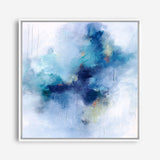 Blue Fusion 3 (Square) Canvas Print