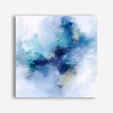 Blue Fusion 3 (Square) Canvas Print