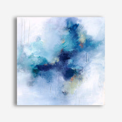 Blue Fusion 3 (Square) Canvas Print
