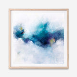 Blue Fusion 4 (Square) Art Print