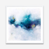 Blue Fusion 4 (Square) Art Print